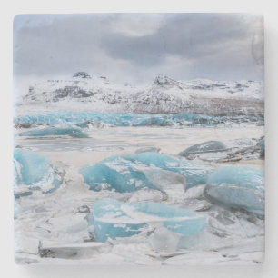 Dessous-de-verre En Pierre Glacier Ice paysage, Islande