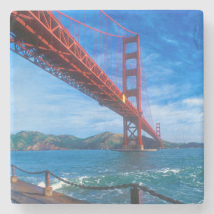 Dessous-de-verre En Pierre Golden Gate Bridge, Californie