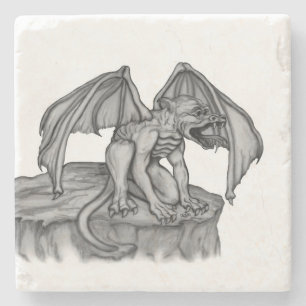 Dessous-de-verre En Pierre Golem Gargoyle