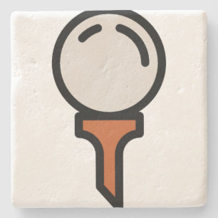 Dessous-de-verre En Pierre golf