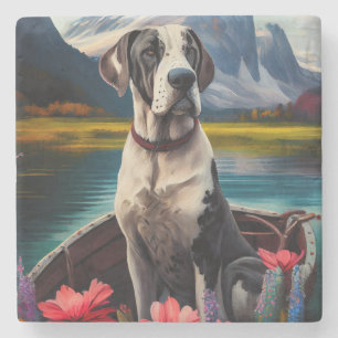 Dessous-de-verre En Pierre Grande Danse sur une rame : une aventure Pittoresq