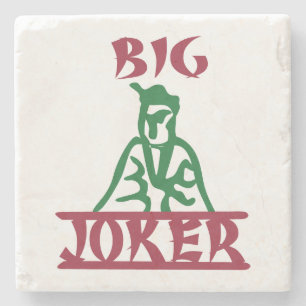 Dessous-de-verre En Pierre Gros Joker Mah Jong Tile
