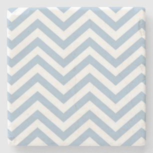 Dessous-de-verre En Pierre Grunge bleu-clair Chevron texturisé