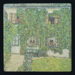 Dessous-de-verre En Pierre Gustav Klimt - La Maison de Guardaboschi<br><div class="desc">Maison de Guardaboschi / Maison à Weissenbach du lac Attersee - Gustav Klimt,  Huile sur toile,  1912</div>