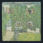 Dessous-de-verre En Pierre Gustav Klimt - La Maison de Guardaboschi<br><div class="desc">Maison de Guardaboschi / Maison à Weissenbach du lac Attersee - Gustav Klimt,  Huile sur toile,  1912</div>