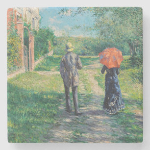 Dessous-de-verre En Pierre Gustave Caillebotte - Le chemin vers le haut