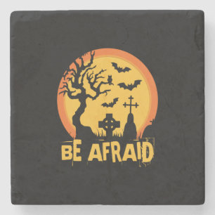 Dessous-de-verre En Pierre Halloween Ayez Peur Halloween Anniversaire