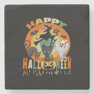 Dessous-de-verre En Pierre Halloween Nous Avons Besoin D'Anniversaire D'Hallo