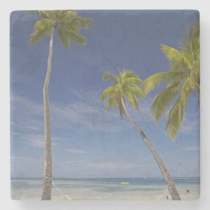 Dessous-de-verre En Pierre Hamac et palmiers, Plantation Island Resort