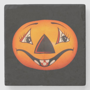 Dessous-de-verre En Pierre Happy Jack O’ Lantern Halloween