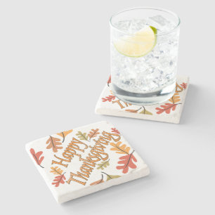 Dessous-de-verre En Pierre Happy Thanksgiving