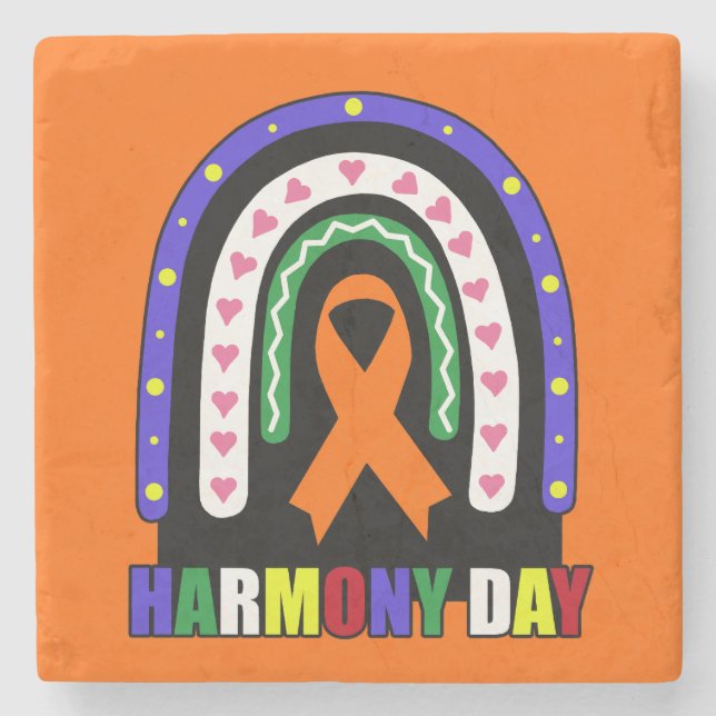 Dessous-de-verre En Pierre Harmony Day Australie (Devant)