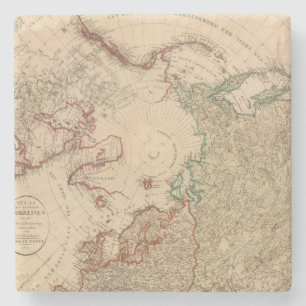 Dessous-de-verre En Pierre Hémisphère nord, arctique