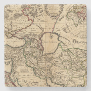Dessous-de-verre En Pierre Hémisphère oriental et Rome