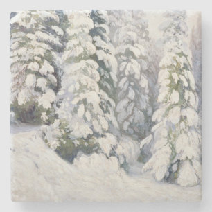 Dessous-de-verre En Pierre Hiver Tale, 1913