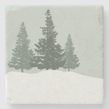 Hiver Wonderland Forêt Arbres