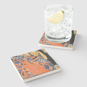 Dessous-de-verre En Pierre Homard et oiseaux japonais vintages