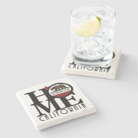 HOME Hollywood California Stone Dessous de verre