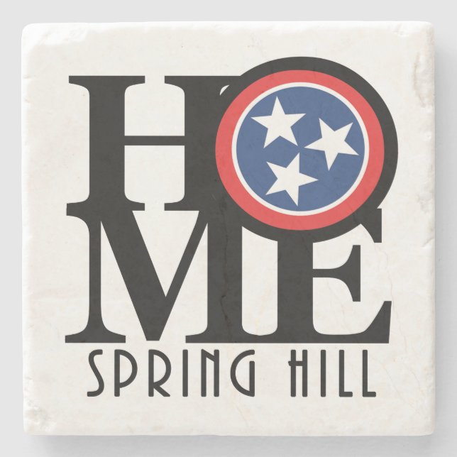 Dessous-de-verre En Pierre HOME Spring Hill Tennessee (Devant)