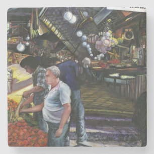 Dessous-de-verre En Pierre Hommes du commerce, Jérusalem