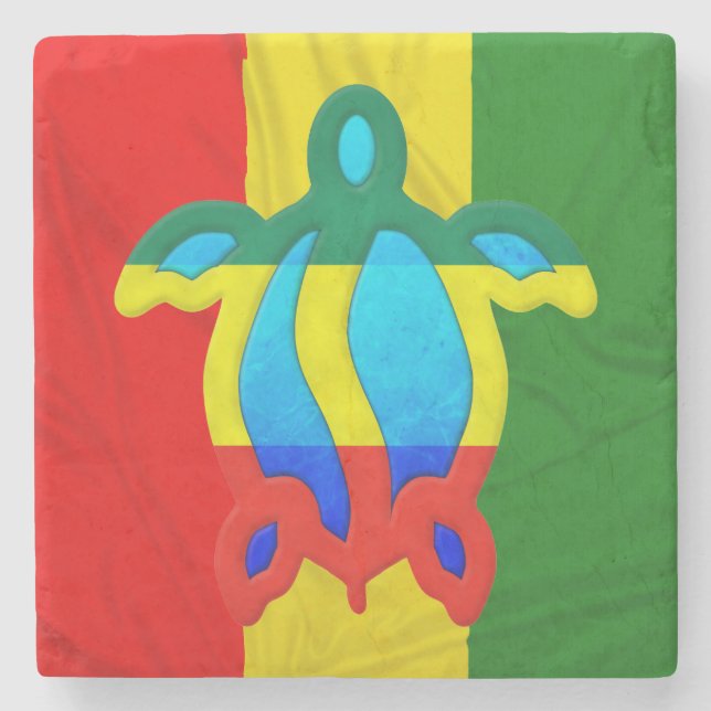 Dessous-de-verre En Pierre Honu jamaïcain (Devant)