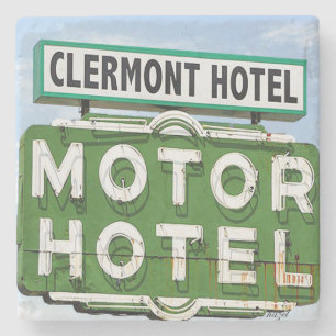 Dessous-de-verre En Pierre Hôtel de Clermont, cadeaux d'Atlanta, Atlanta,