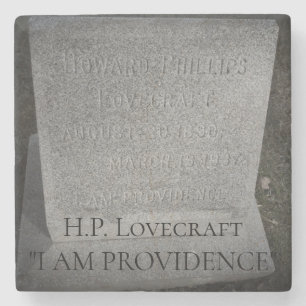 Dessous-de-verre En Pierre Howard Phillips Lovecraft - Providence, RI Écrivai