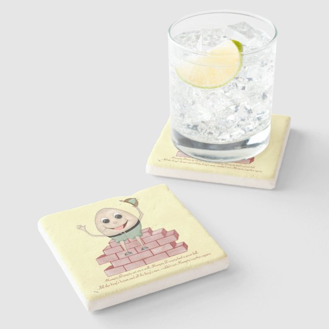 Dessous-de-verre En Pierre Humpty Dumpty (Côté)