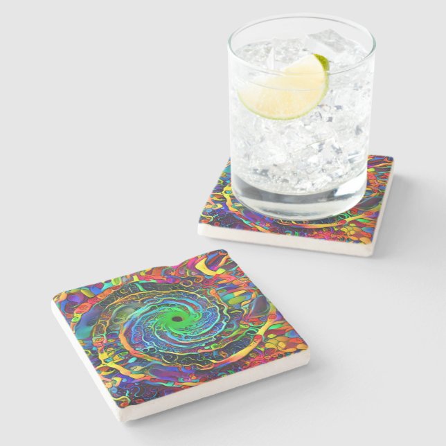 Dessous-de-verre En Pierre Hypno (Côté)