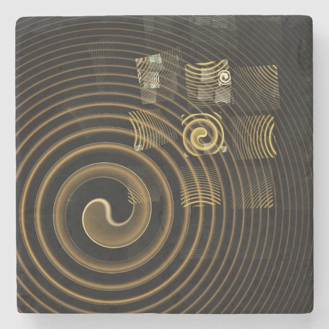 Dessous-de-verre En Pierre Hypnosis (Devant)