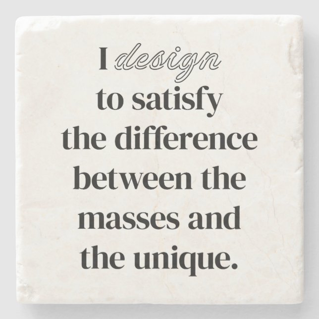 Dessous-de-verre En Pierre I Conception Dessous de verre en pierre (Devant)