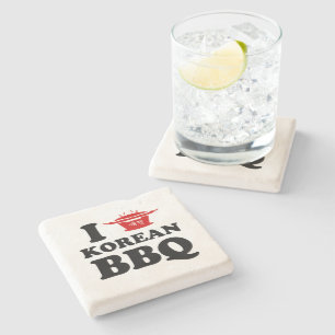 Dessous-de-verre En Pierre I Love Korean BBQ (고 기 구 이)