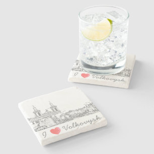 Dessous-de-verre En Pierre I Love Volkovysk Biélorussie Architecture Cathédra