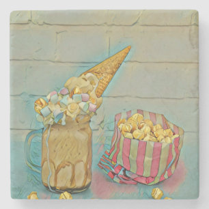Dessous-de-verre En Pierre Ice cream lover gift