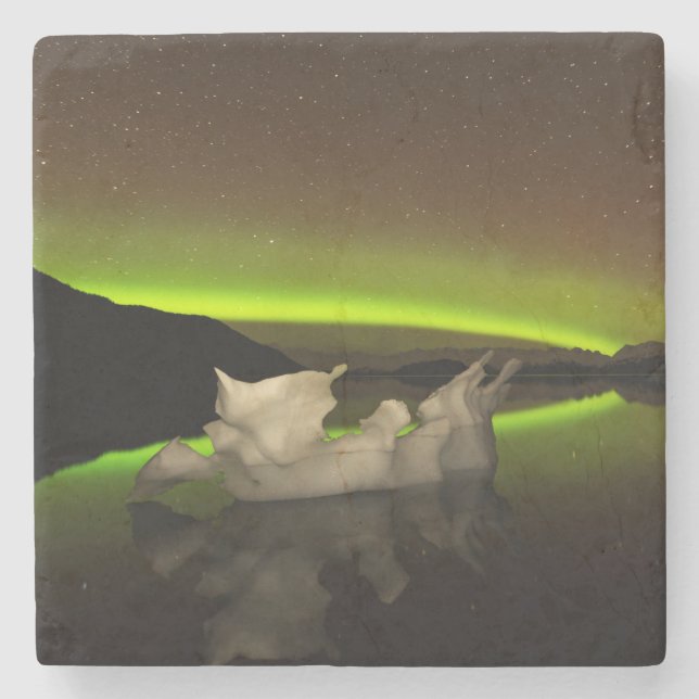 Dessous-de-verre En Pierre Iceberg Aurora (Devant)