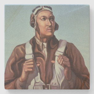 Dessous-de-verre En Pierre Icônes de l'histoire noire : Aviateurs de la Secon