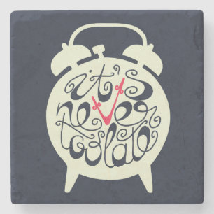 Dessous-de-verre En Pierre Il n'est jamais trop tard