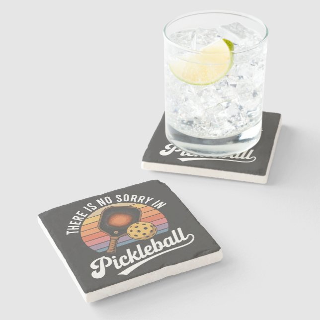 Dessous-de-verre En Pierre il n'y a pas de désolé en pickleball (Côté)