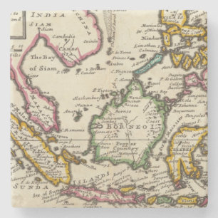 Dessous-de-verre En Pierre Îles de Prinicipal des Indes est