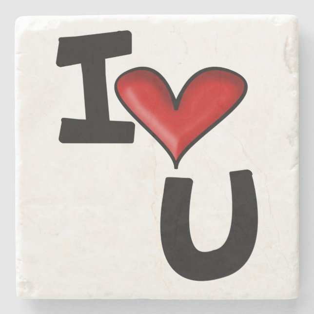 Dessous-de-verre En Pierre ilovu (Devant)