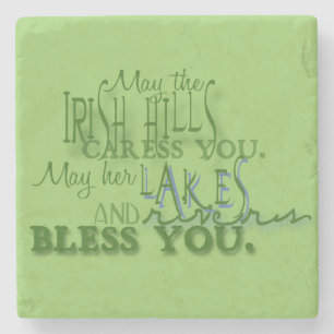 Dessous-de-verre En Pierre Irish Hills Blessing Stone Dessous de verre