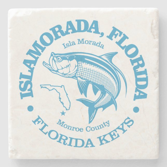 Dessous-de-verre En Pierre Islamorada (tarpon) (Devant)