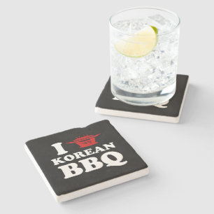 Dessous-de-verre En Pierre J'adore le BBQ coréen (고기구이)