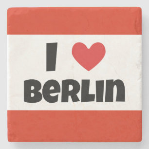 Dessous-de-verre En Pierre J'aime Berlin