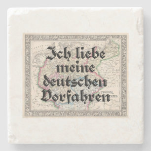 Dessous-de-verre En Pierre J'Aime Mes Ancêtres Allemands Dessous de verre De