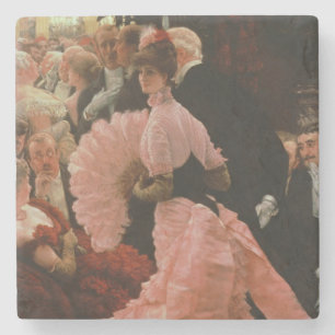 Dessous-de-verre En Pierre James Tissot   la réception ou, L'Ambitieuse (Pol