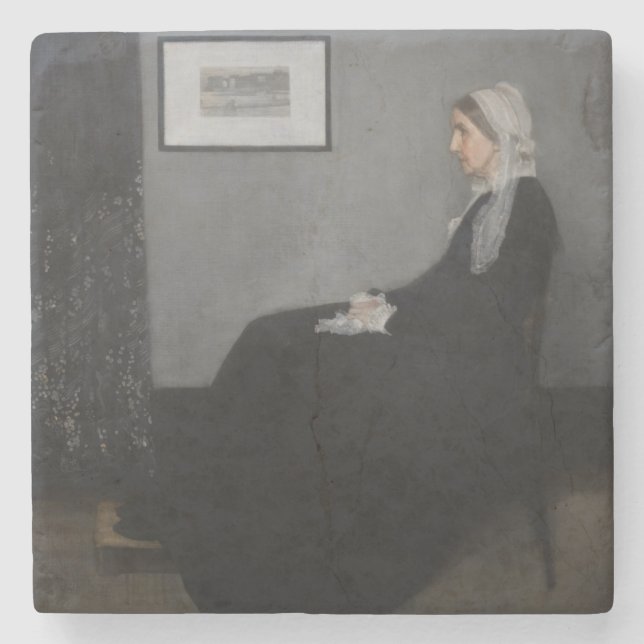 Dessous-de-verre En Pierre James Whistler - Portrait de la mère de l'artiste (Devant)