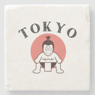 Dessous-de-verre En Pierre Japon Sumo Tokyo - Fils du soleil