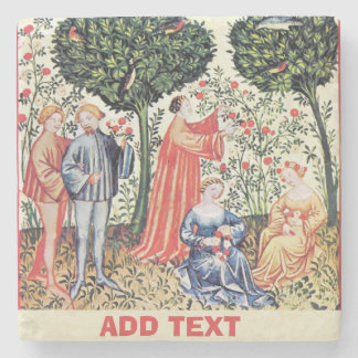 Dessous-de-verre En Pierre Jardin antique, Producteurs, Vin, modifier le text