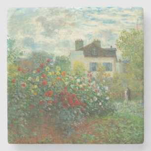 Dessous-de-verre En Pierre Jardin d'artiste de Monet à Argenteuil Peinture
